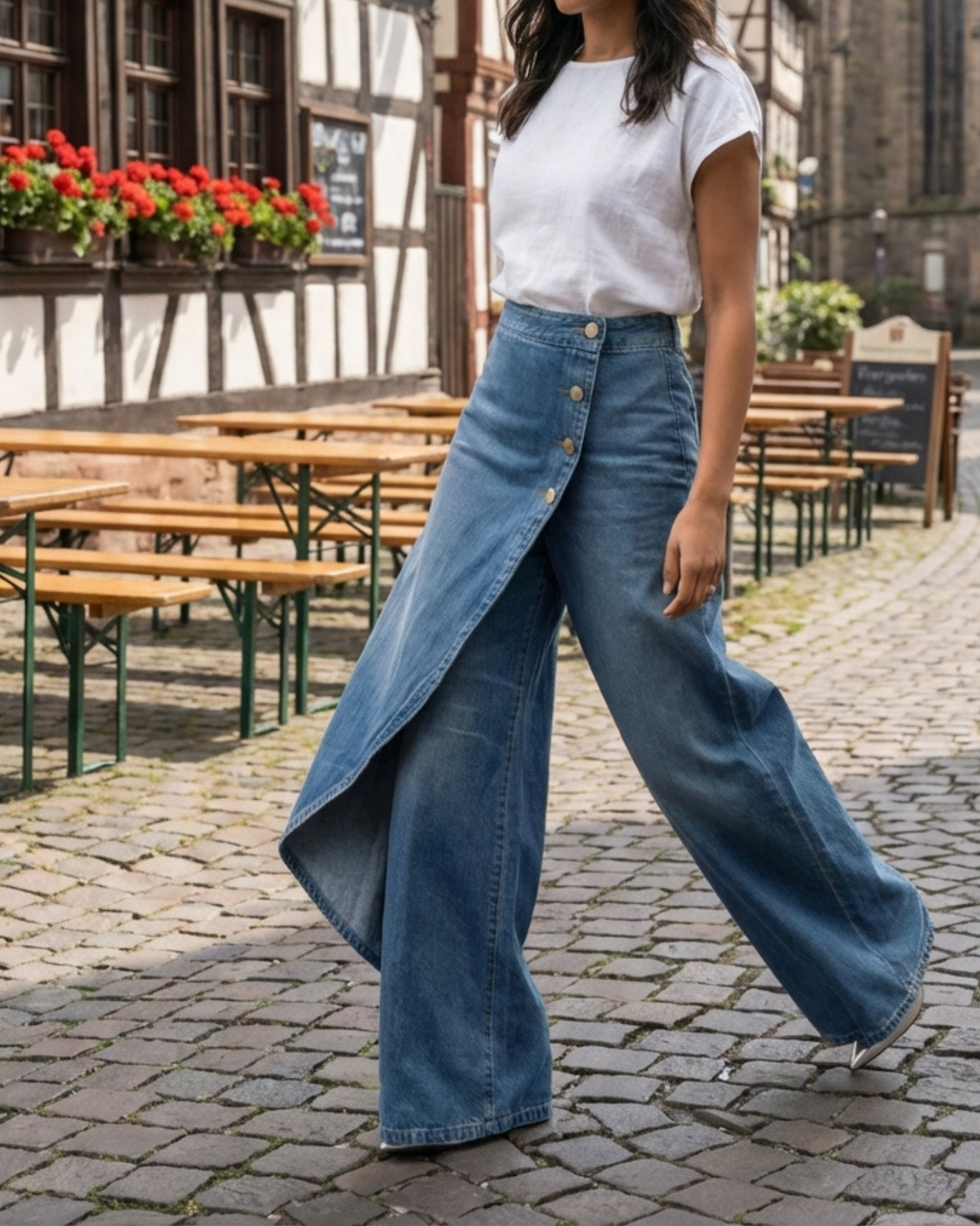 MIA - Denim Wrap Pants